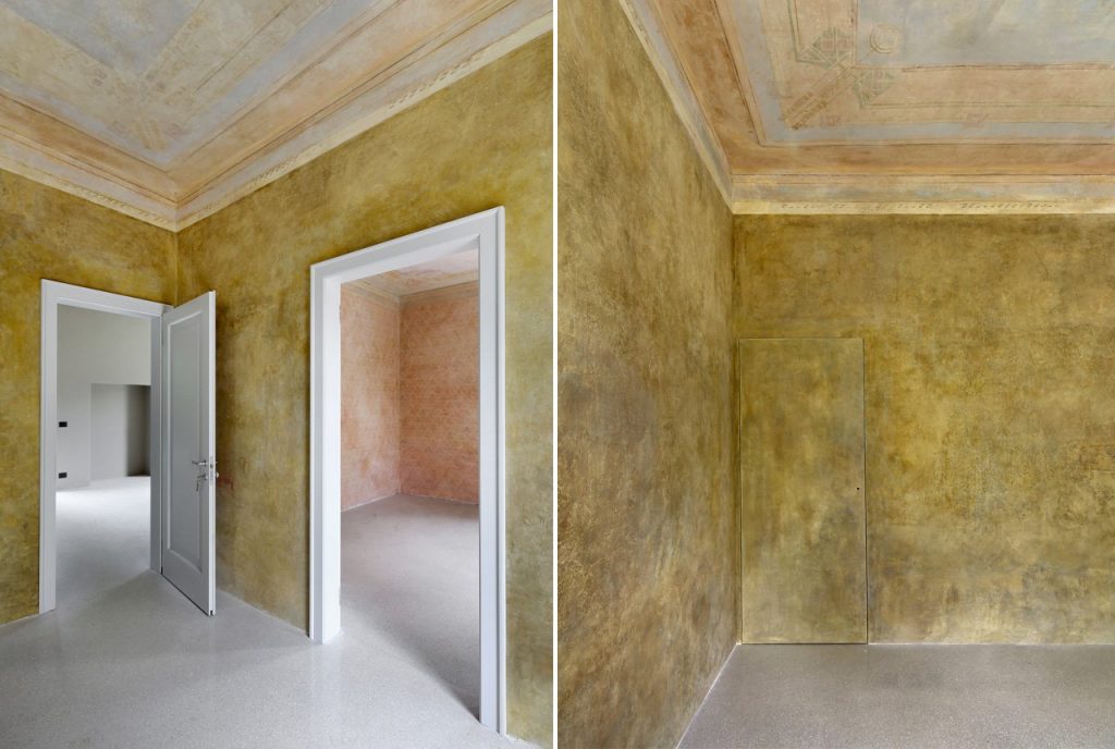 interni Villa Glicini restauro conservativo